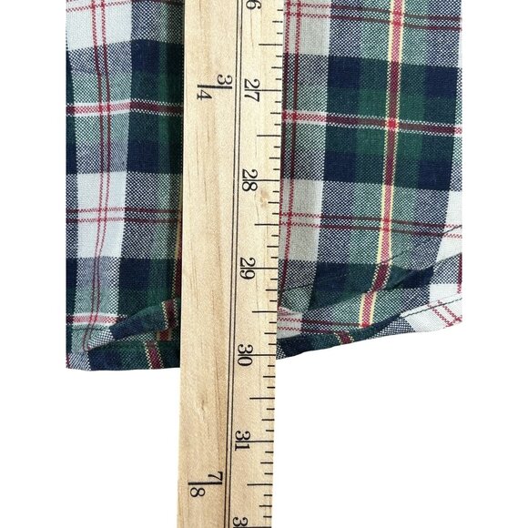 Claybrooke Button Down Green Plaid Shirt Men's Sz Med 100% Cotton Long Sleeve - Picture 5 of 7